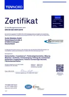 Zertifikat DIN EN ISO 9001:2015